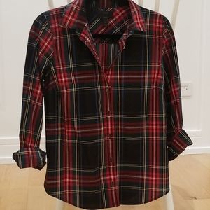 J. CREW Plaid Button Down